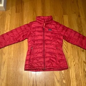 Red girl’s size 10 Patagonia jacket